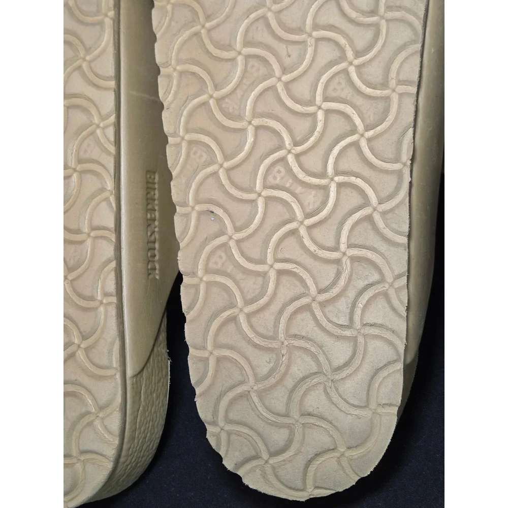 Birkenstock Arizona Birko Flor‎ Sandals Gold Metallic Unisex Size 42 EU 9 US Men